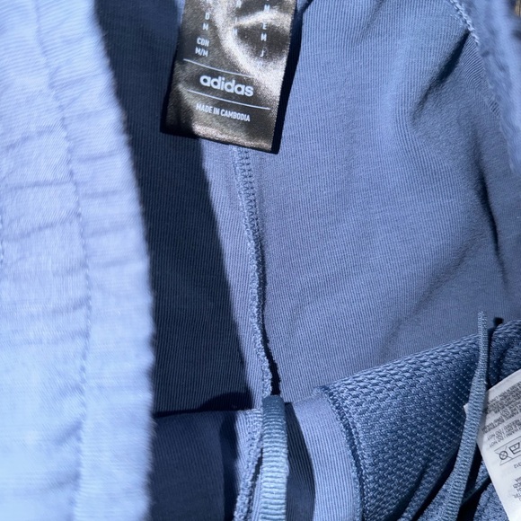 Adidas tiro pack 3 stripe sweat shorts blue mens medium - Picture 4 of 4